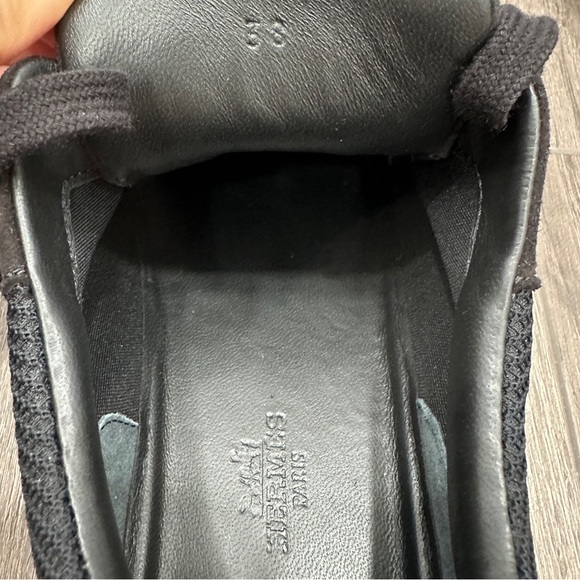 Hermes black fabric sneakers. Size 38. Brand new in box!!! - Picture 16 of 16